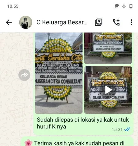 Pengiriman Papan Bunga Duka Ketangi Pamotan
